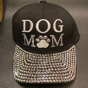 COPY - Women’s Black Dog Mom Jeweled Cap Hat Cachucha